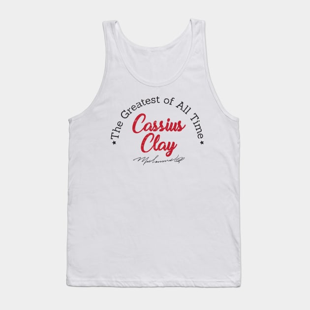 Cassius Clay Tank Top by enricoalonzo